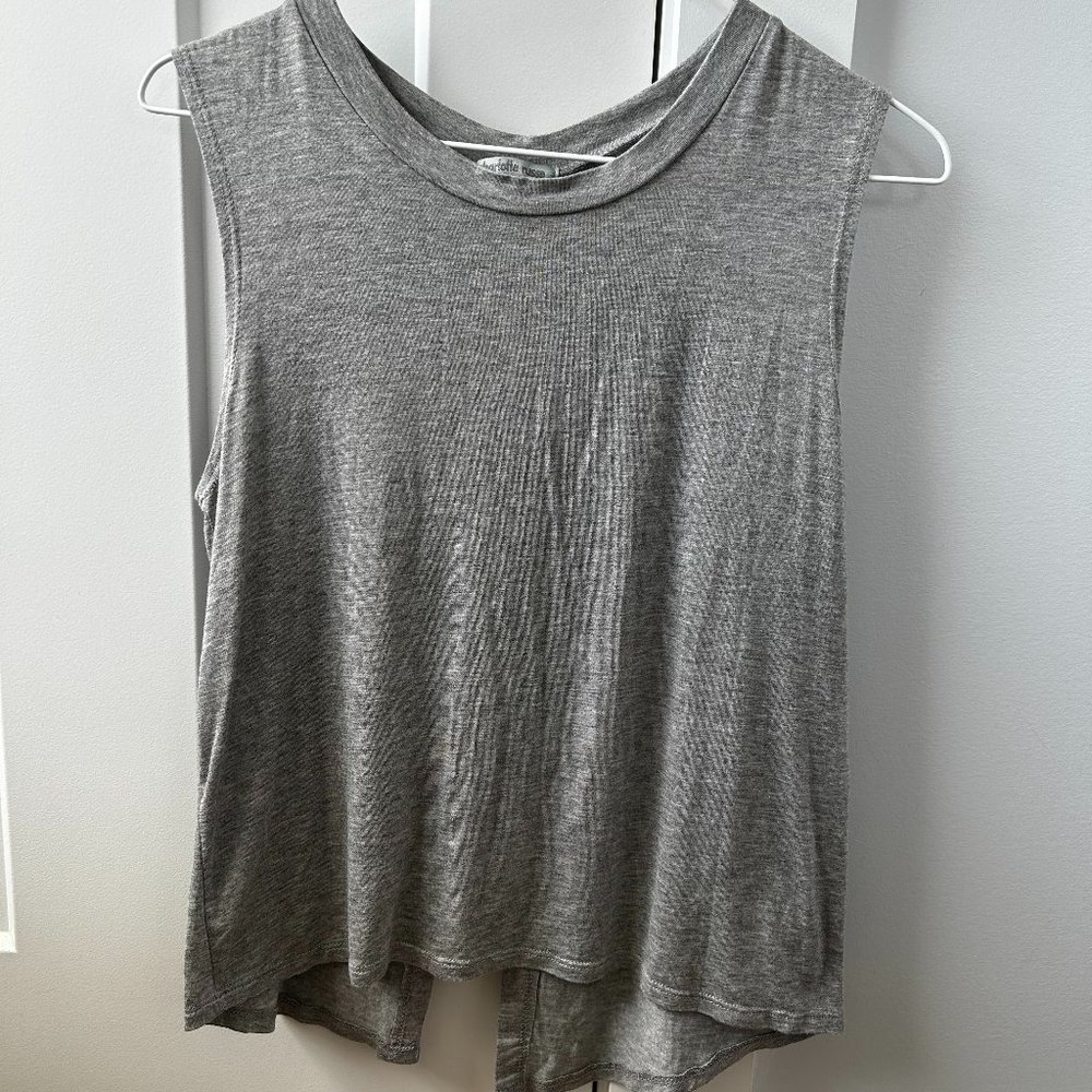 Charlotte Russe gray tank top